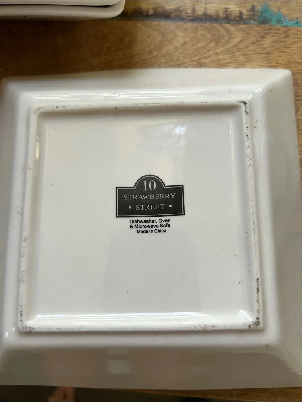 White Ceramic Square Serving Bowls - Set of 6 By 10 Strawberry Street